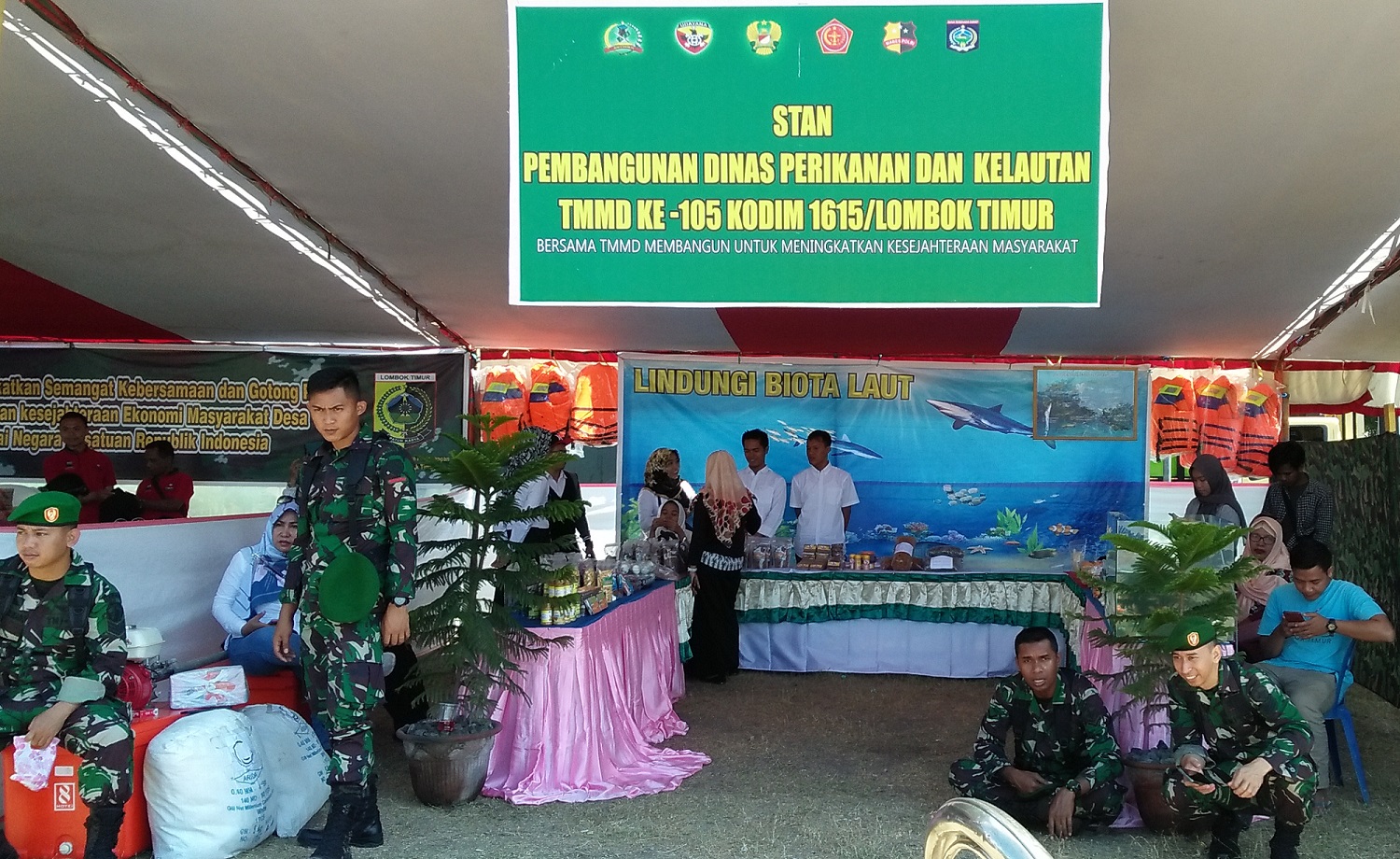 Upacara Penutupan TMMD ke -105 Kodim 1615/Lombok Timur